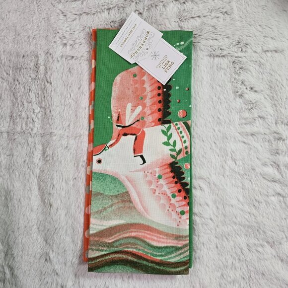 Lisk Feng Wondershop 2024 Christmas Ornament Gifts Towel Box & Bags ~6 Items NEW - Picture 6 of 12